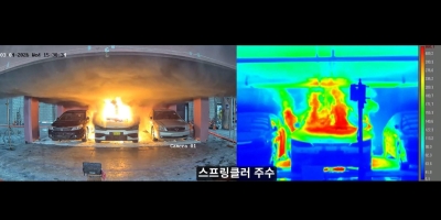 한국토지주택공사(LH), 지하주차장 전기차 화재대응 실증실험 진행.. 소방시설 신뢰성 검증